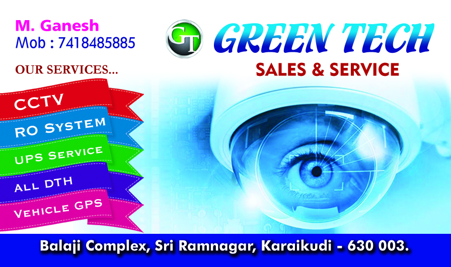 GREEN TECH   CCTV Camera   sales&service